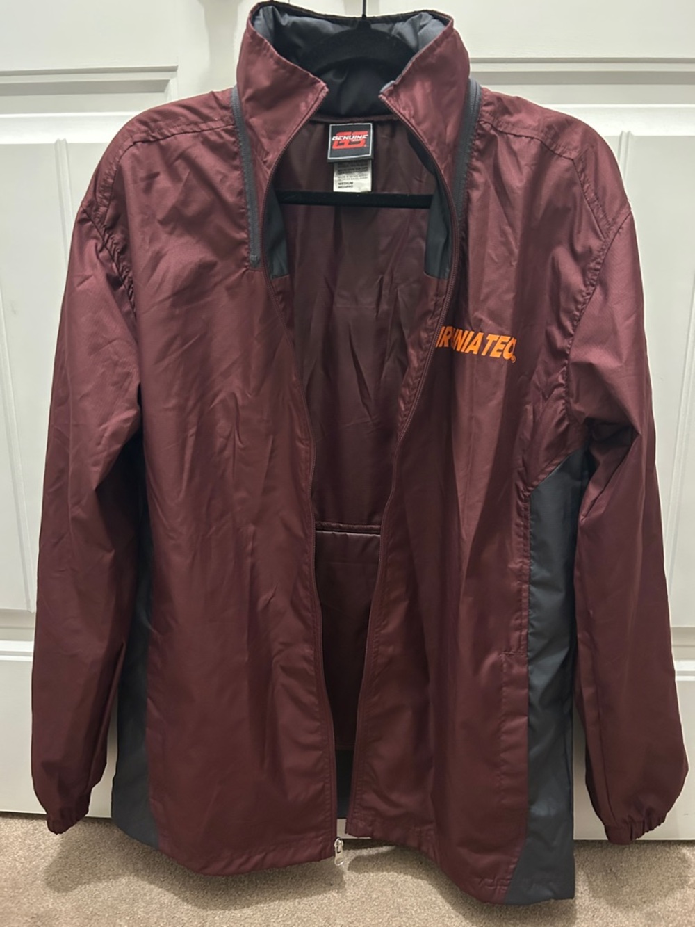 Genuine Stuff Virginia Tech Windbreaker